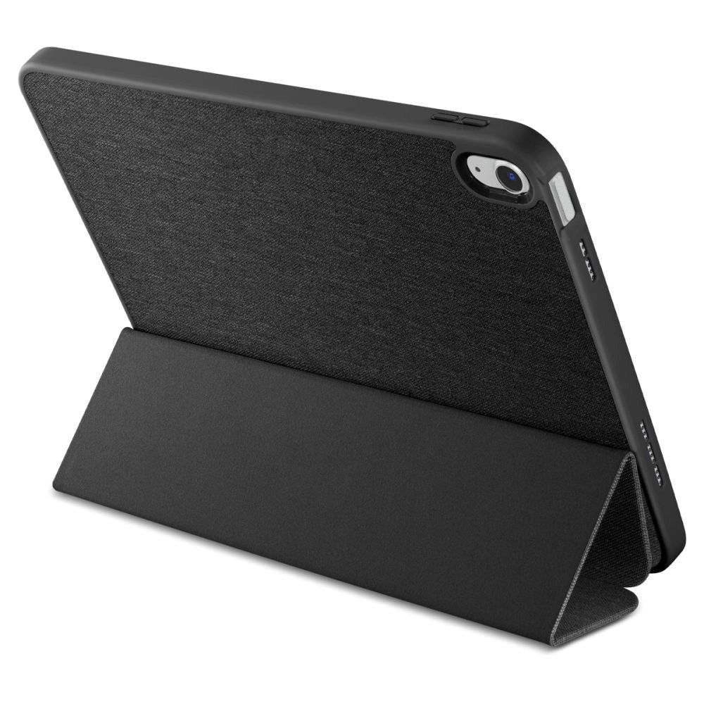 iPad 11" (2025) / iPad 10.9" (2024/2022) Spigen Urban Fit Stof Flip Cover m. Pen Holder - Sort