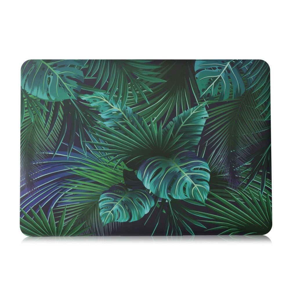 MacBook Air 13 Cover - Hard Case Jungle Design - Grøn / Blå