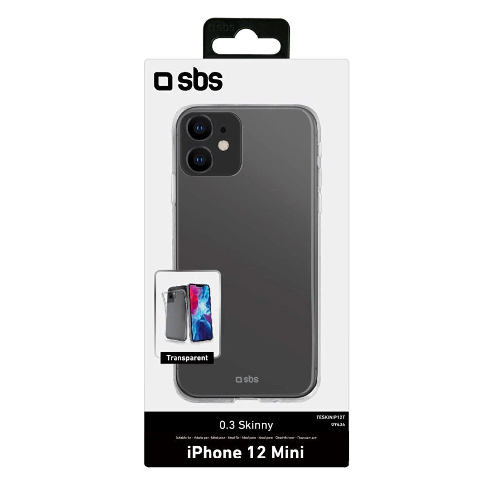 iPhone 12 Mini SBS Skinny Cover - Gennemsigtig