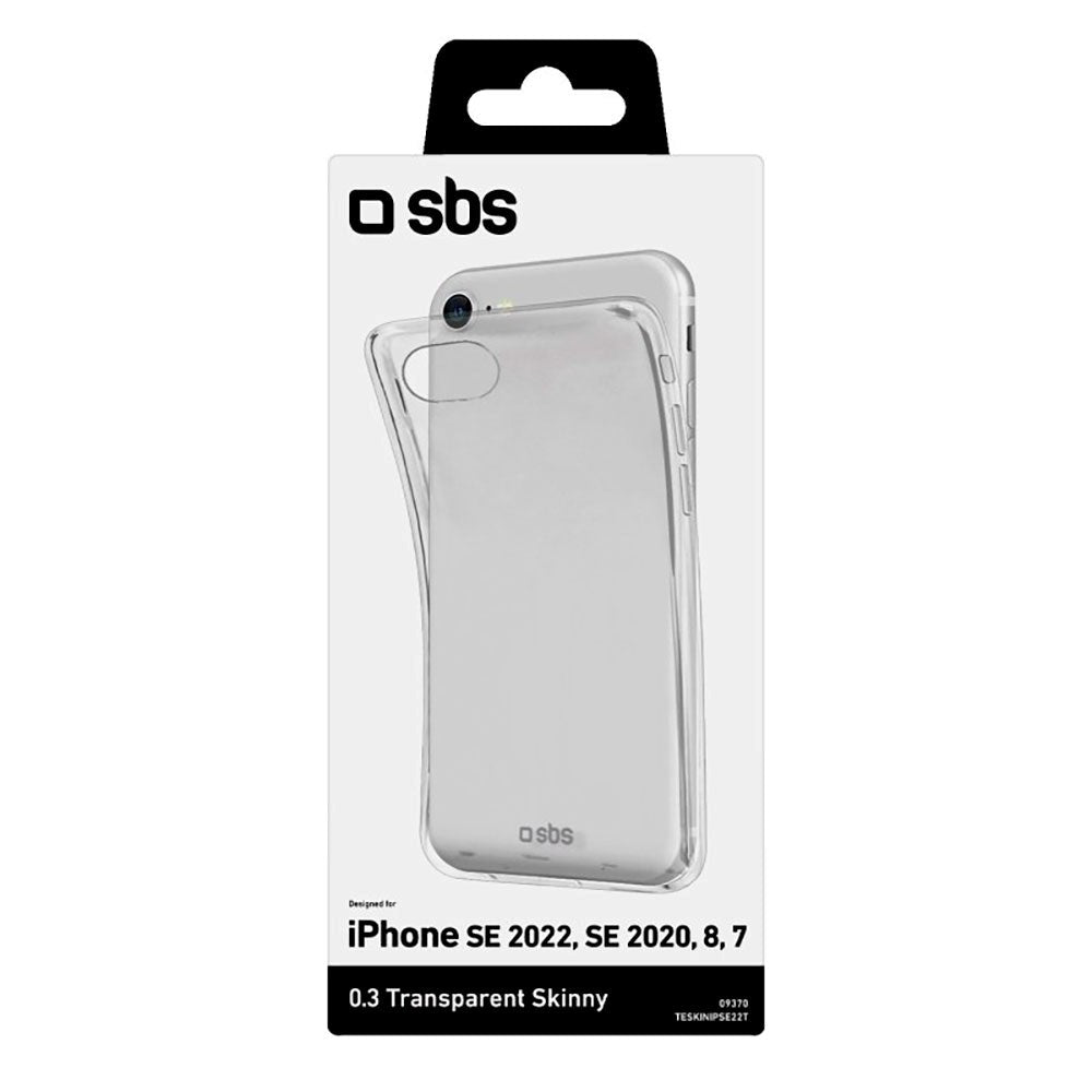 iPhone SE (2022 / 2020) / 8 / 7 SBS Skinny Bagsidecover - Gennemsigtig