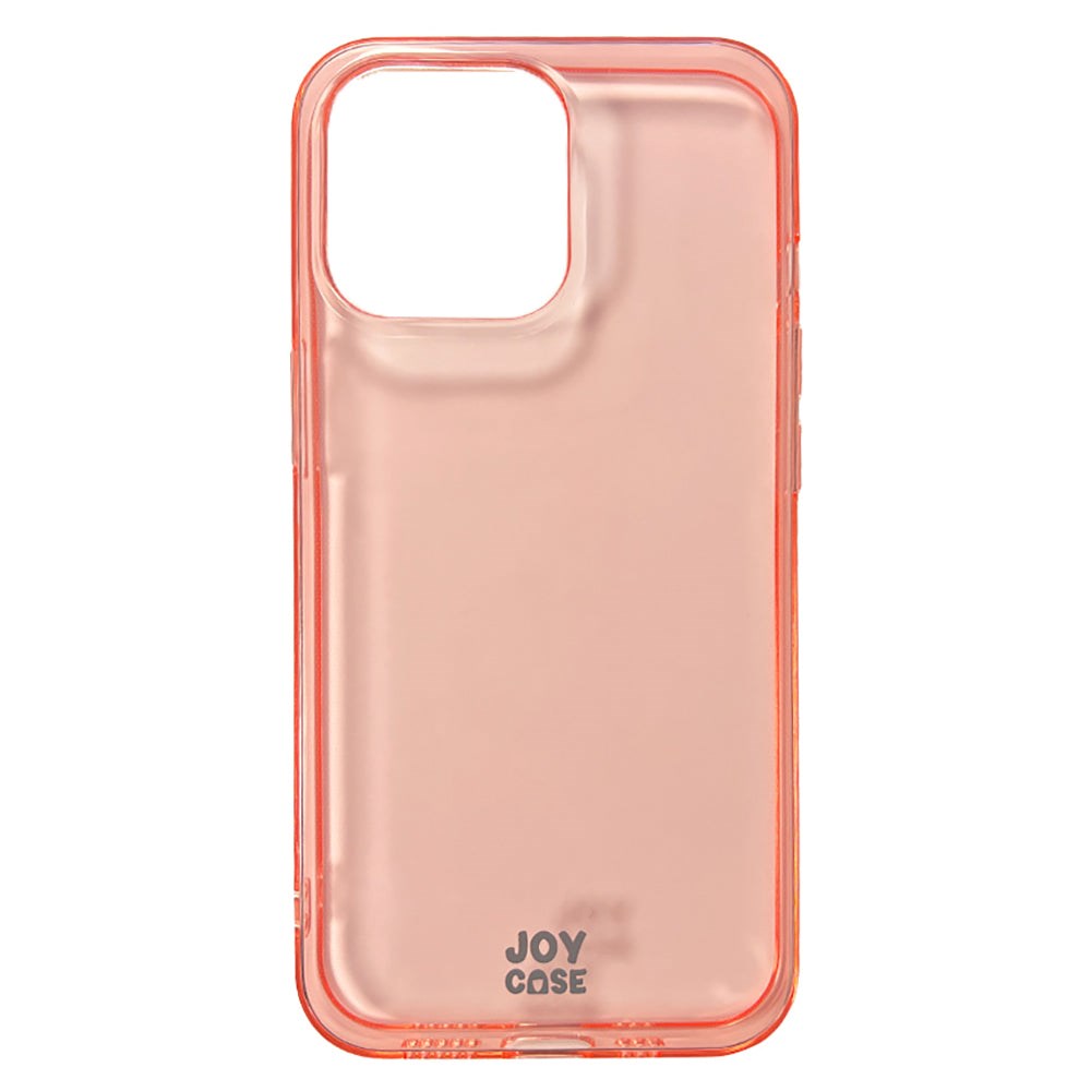 iPhone 13 Pro Joy Case Fleksibelt Plastik Bagside Cover - Gennemsigtig / Pink