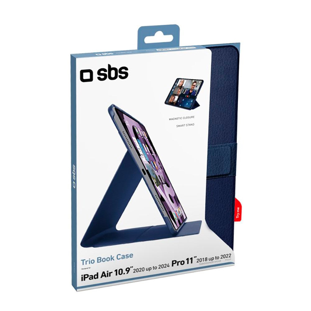 SBS iPad Air 10.9-11" (2025-2020) Book Pro Case - Blå