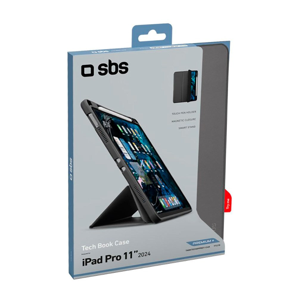 SBS iPad Pro 11" (2025 / 2024) Book Tech Case - Sort