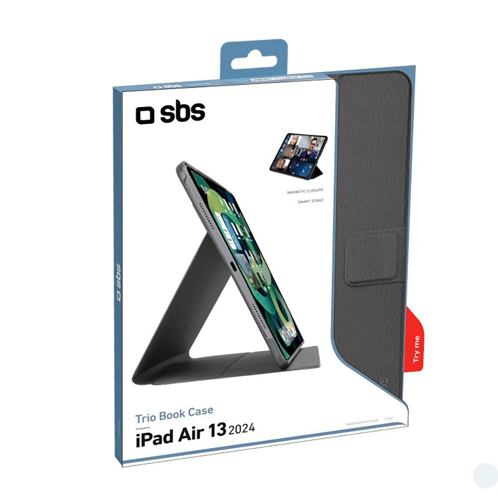 SBS iPad Air 13" (2025 / 2024) Book Pro Case - Sort