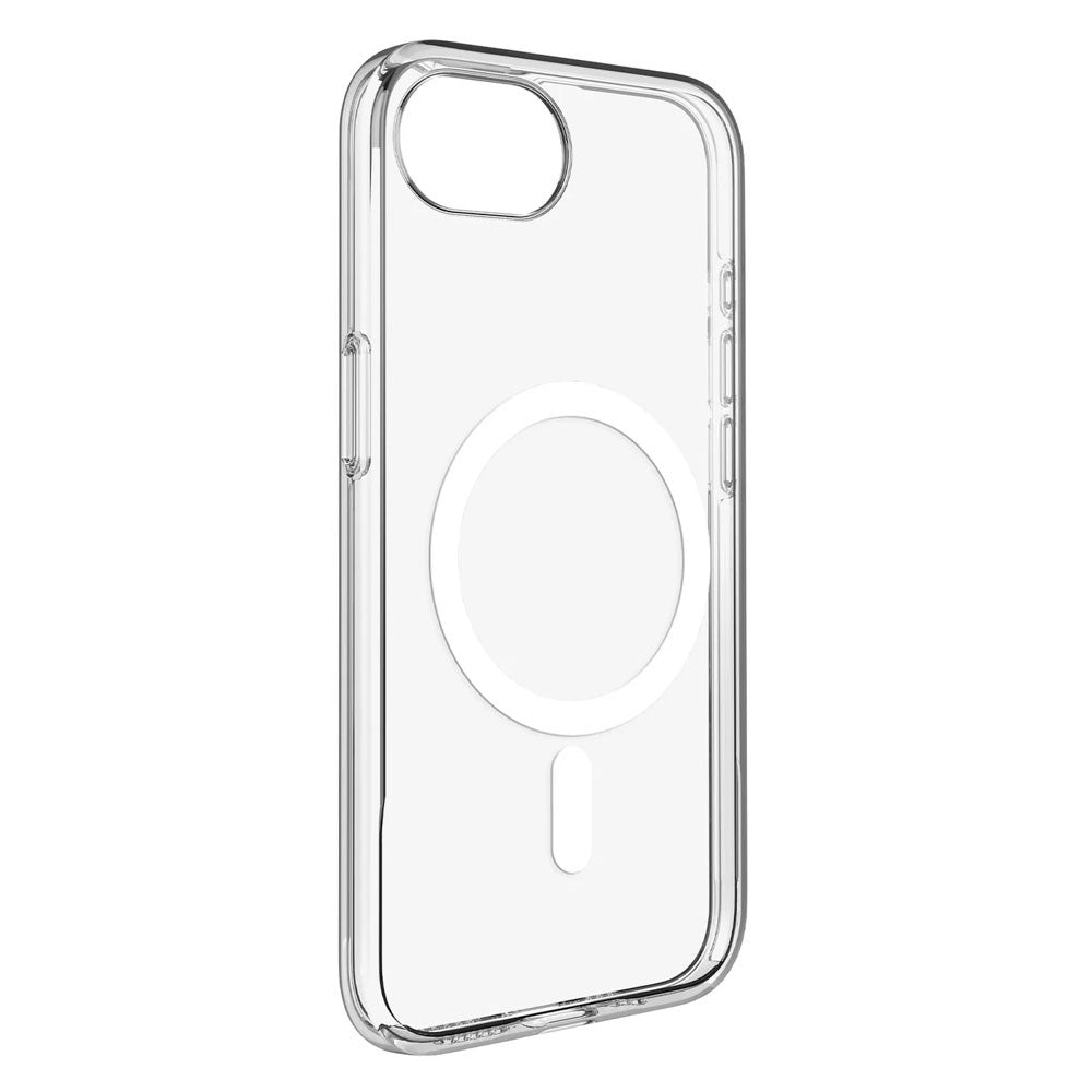 PURO iPhone 17e / 16e Hybrid Bagside Cover - MagSafe Kompatibel - Gennemsigtig / Hvid
