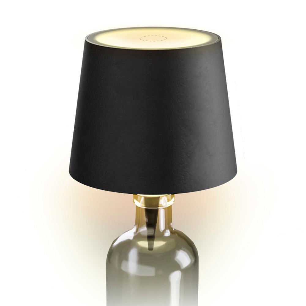 Genopladelig LED Bordlampe Skærm - SBS - Sort