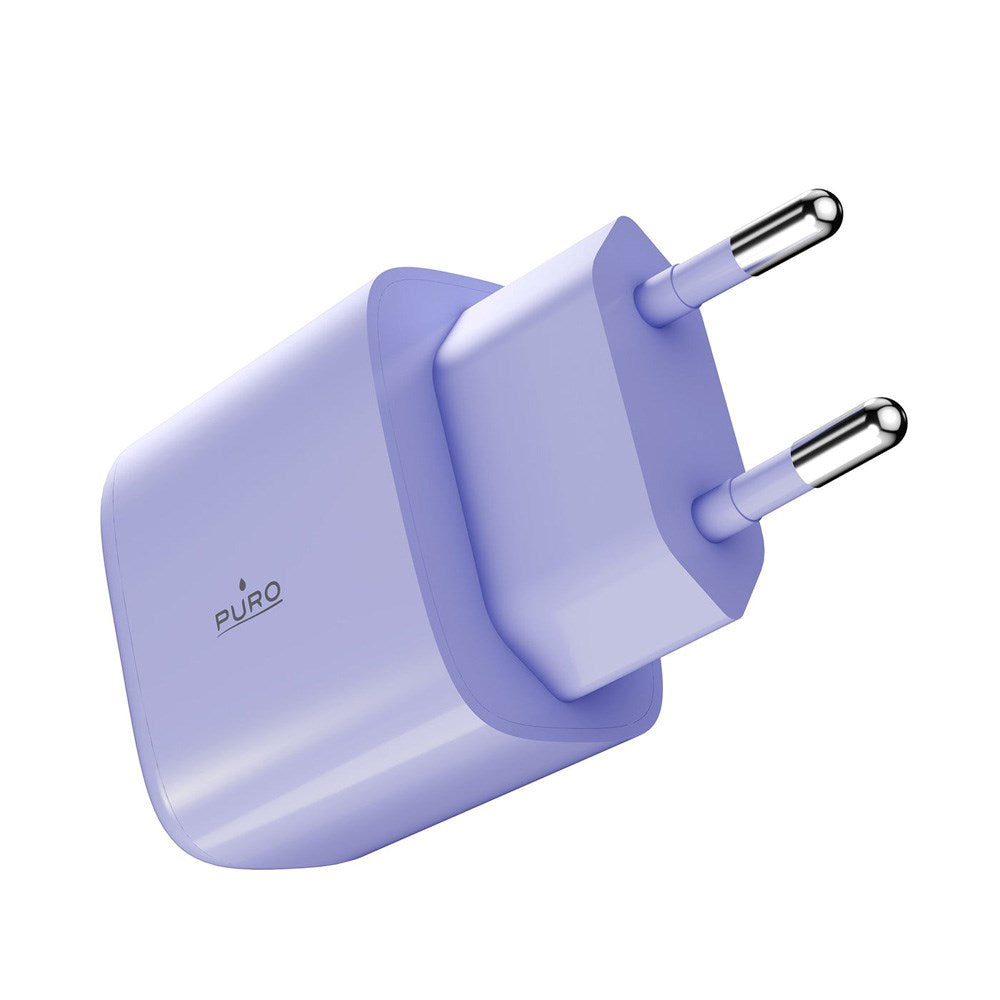Puro Pro Lite Vægoplader - 30W - 1 x USB-C - PD - Lilla