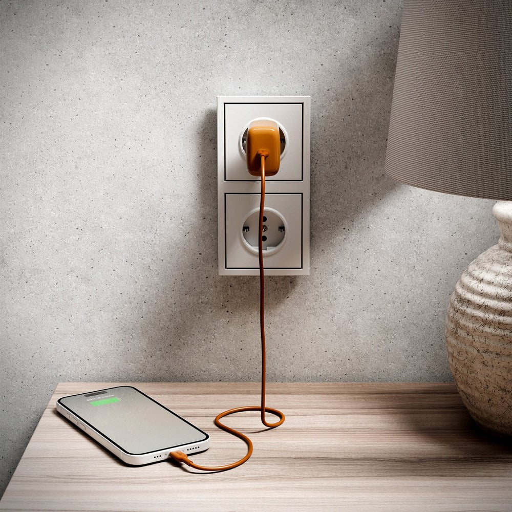 Puro ICON Kabel - USB-C til USB-C - 25W - 1.5m - Orange