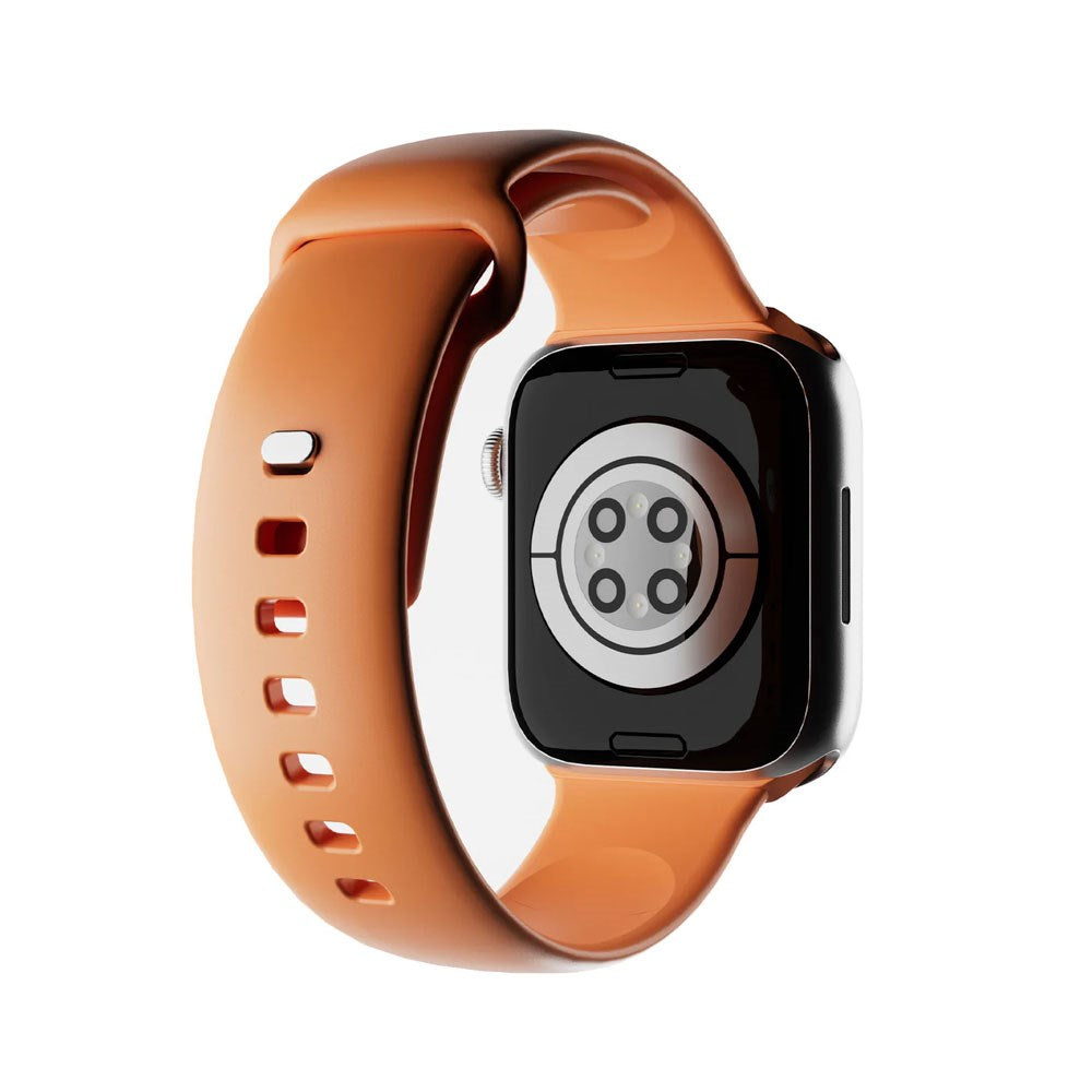 Apple Watch (42/44/SE/45/46/49mm) Puro ICON Silicone Rem - Desert Sun