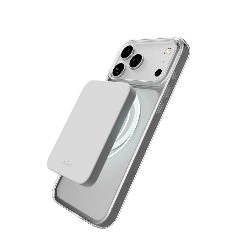iPhone 17 Pro PURO 0.3 MAG Genbrugsplast Bagside Cover - MagSafe Kompatibel - Gennemsigtig