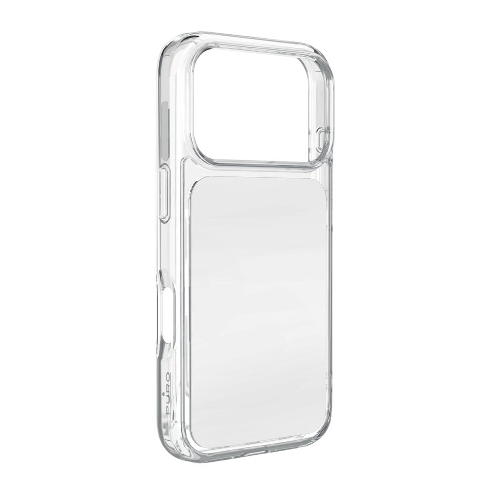 iPhone 17 Pro PURO Clear Mag Mobilcover - Gennemsigtig / Hvid