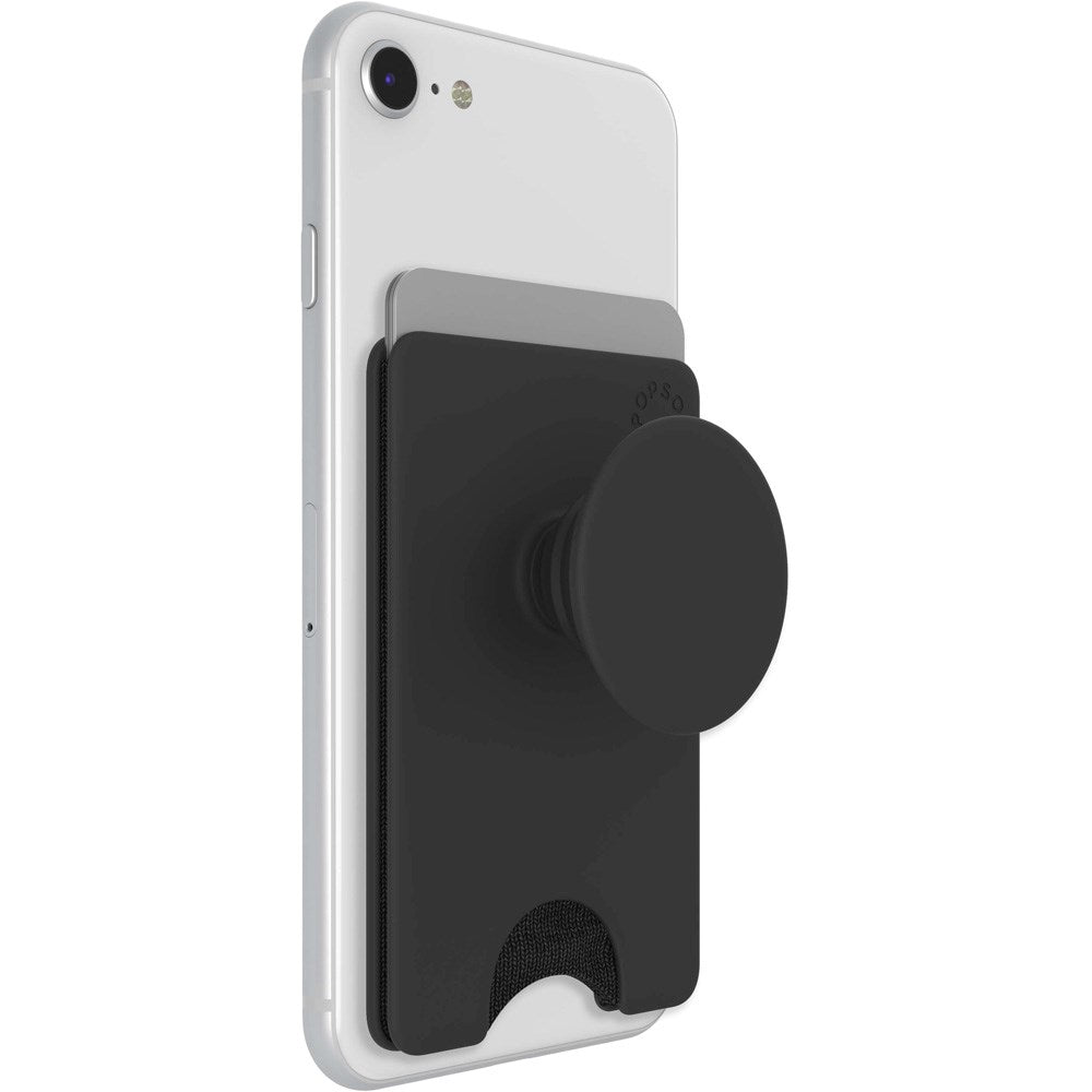 POPSOCKETS PopWallet+ - Kortholder Popsocket - Black