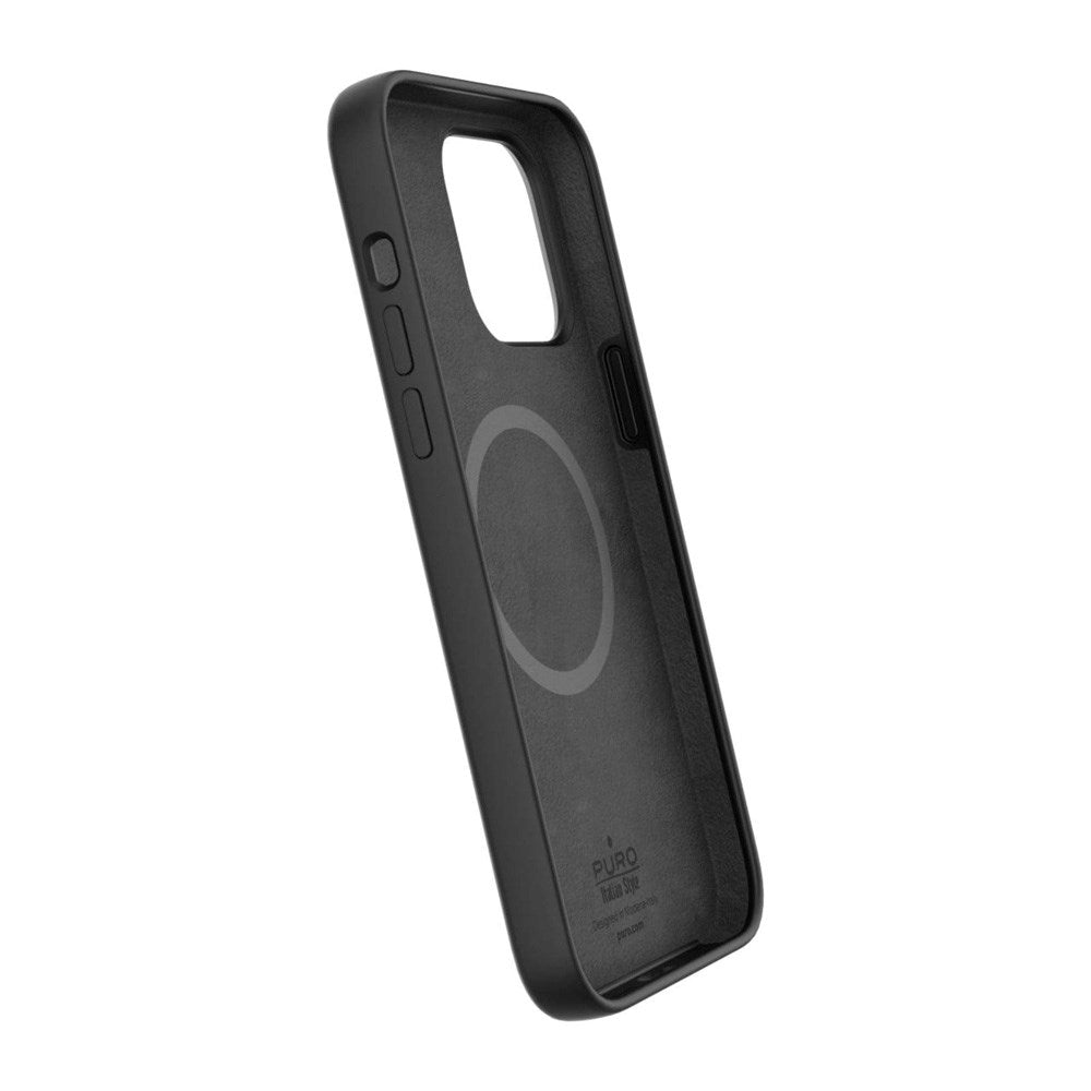 PURO iPhone 14 Pro Max Silikone Cover - MagSafe Kompatibel - Sort