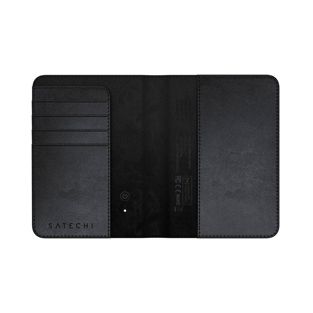 Kunstlæder Cover til Pas - Satechi - MagSafe Kompatibel - Sort