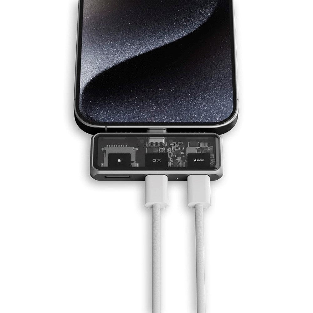 Mobile XR Hub m. Micro SD - Satechi - Space Grey
