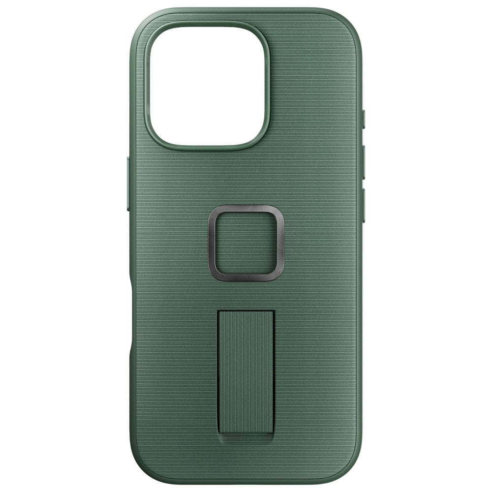 Peak Design iPhone 16 Pro Stof Cover m. SlimLink Beslag & Finger Loop - MagSafe Kompatibel - Sage