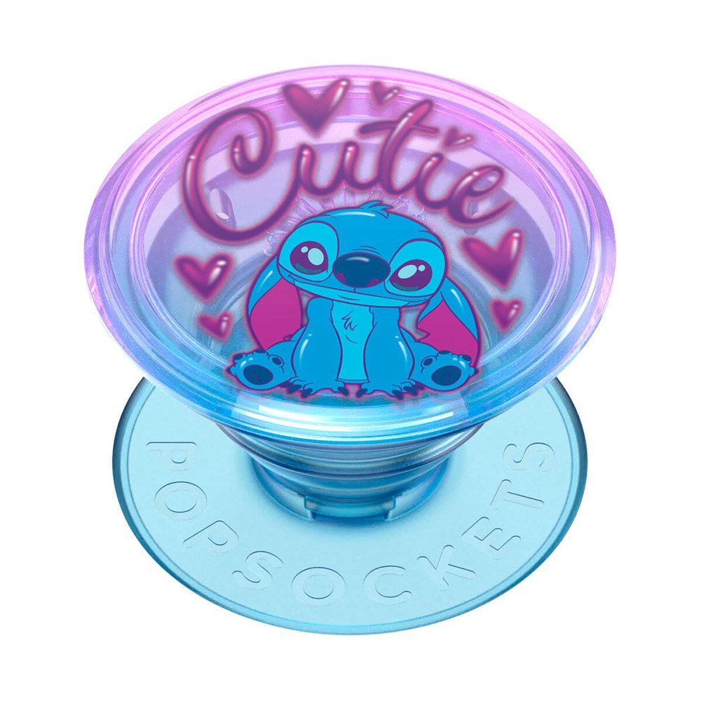 Licensed Cutie Stitch Aftageligt Greb m. Standerfunktion - POPSOCKETS PopGrip