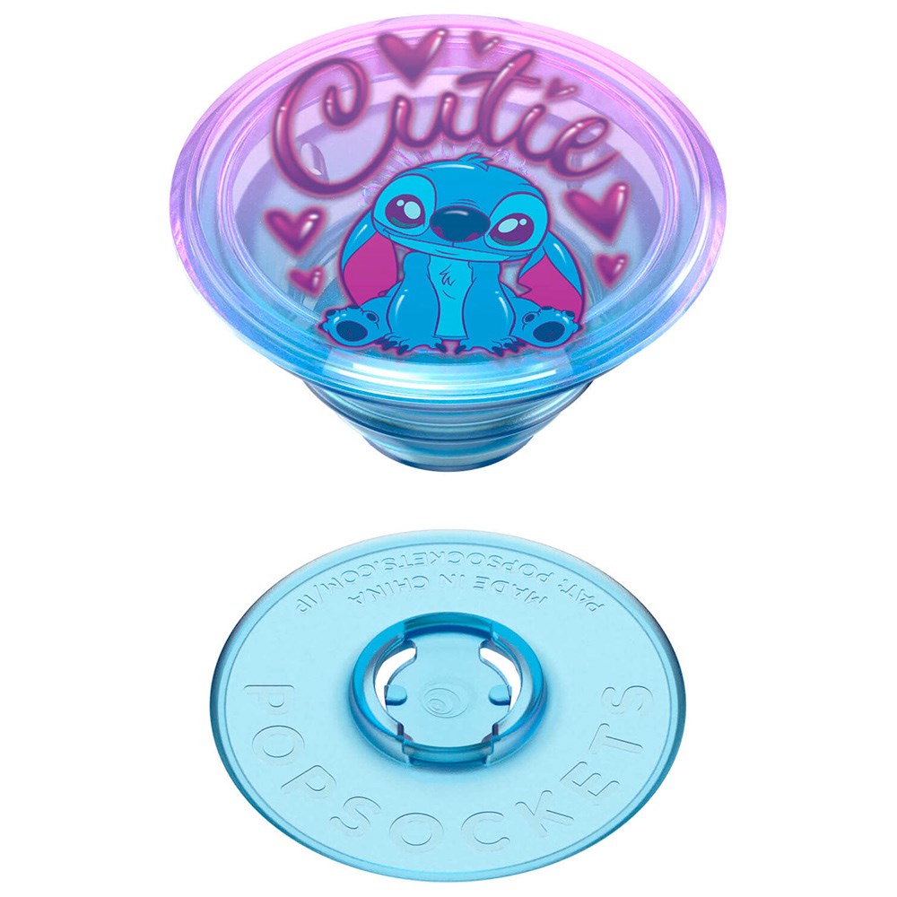 Licensed Cutie Stitch Aftageligt Greb m. Standerfunktion - POPSOCKETS PopGrip