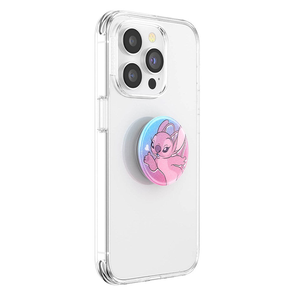 Licensed Angel Kisses Aftageligt Greb m. Standerfunktion - POPSOCKETS PopGrip