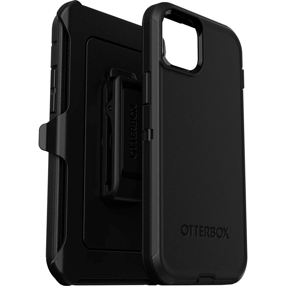 OTTERBOX Defender Series iPhone 15 Plus Cover m. Bælteholder - Sort