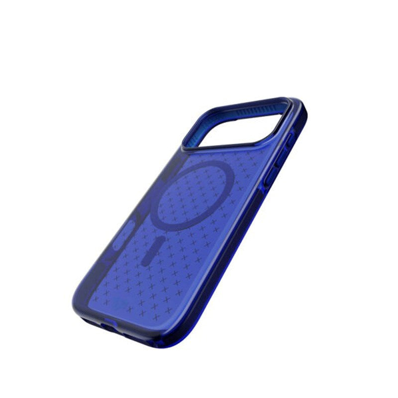 iPhone 17 Pro Max Tech21 EVO Check Mobil Cover - MagSafe Kompatibel - Blå