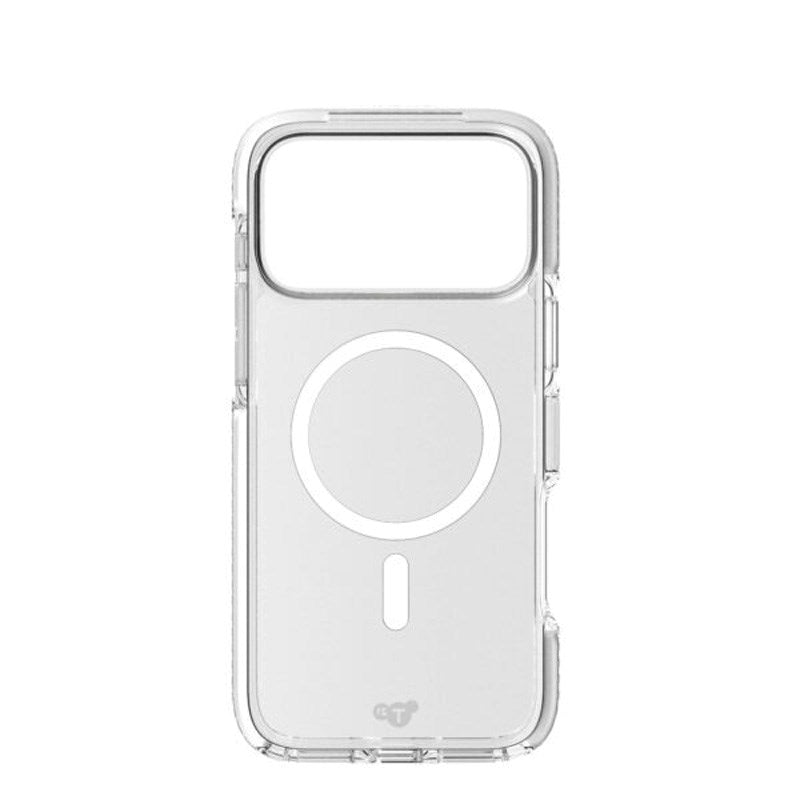 iPhone 17 Pro Max Tech21 EVO Crystal Mobil Cover - MagSafe Kompatibel - Gennemsigtig / Sølv
