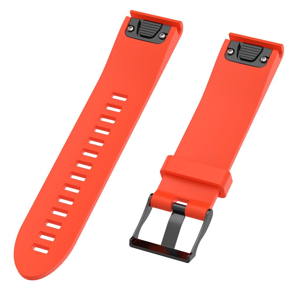 Garmin Fenix 6s & 6s Pro / 5s & 5s Plus Riflet Silikone 20mm QuickFit Rem inkl. Stifter - Orange