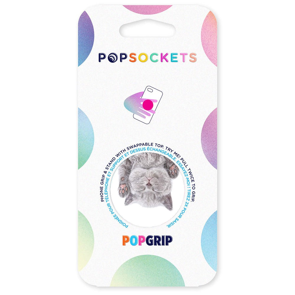 POPSOCKETS PopGrip Cat Nap Aftageligt Greb m. Standerfunktion