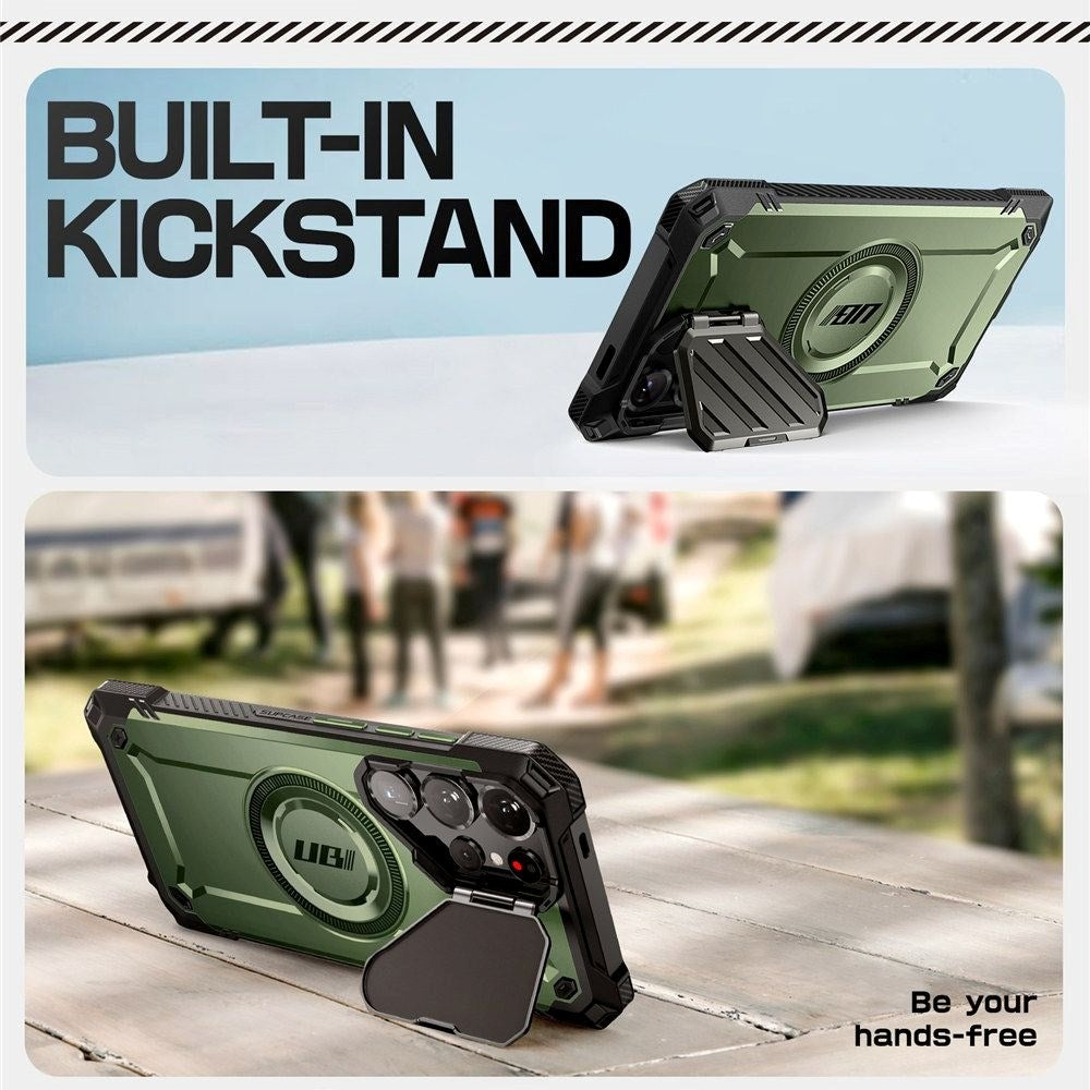Samsung Galaxy S25 Ultra Supcase Unicorn Beetle XT Cover - MagSafe Kompatibel - Grøn