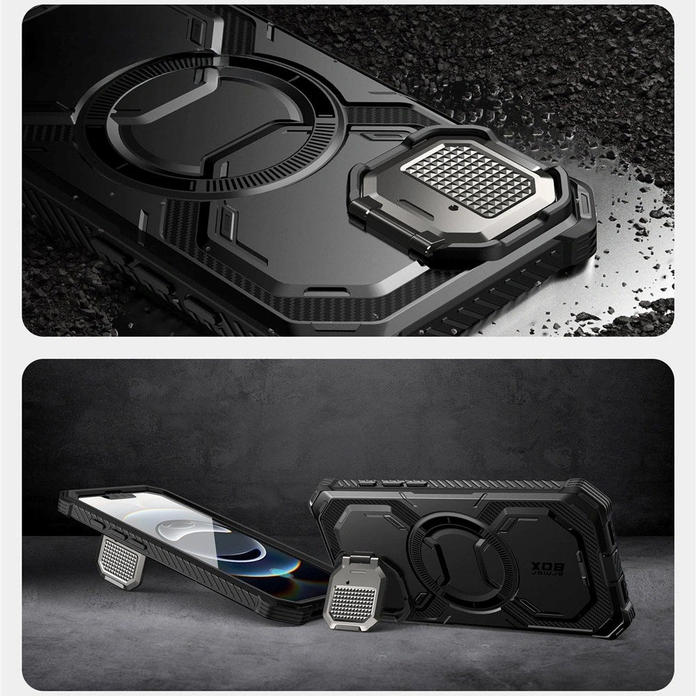 iPhone 17e / 16e Supcase IBLSN Armorbox Cover - MagSafe Kompatibel - Sort