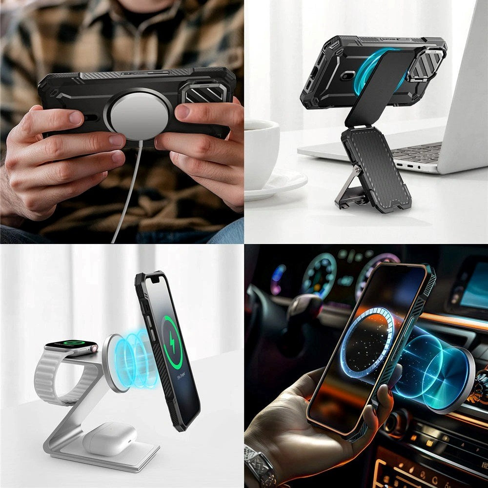 iPhone 16e Supcase Unicorn Beetle XT Cover - MagSafe Kompatibel - Sort