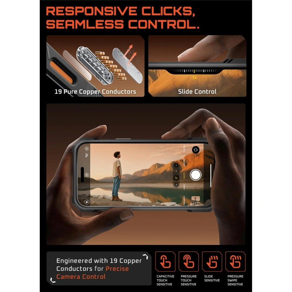 Supcase iPhone 17 Pro Cover - Magsafe - Orange
