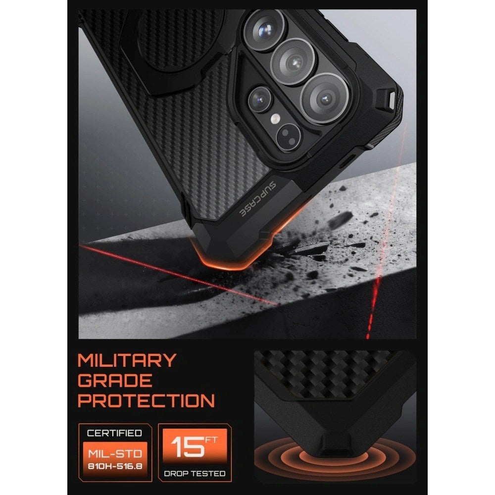 Samsung Galaxy S26 Ultra SUPCASE UB GRIB PRO MAG Mobil Cover - MagSafe Kompatibel - Sort