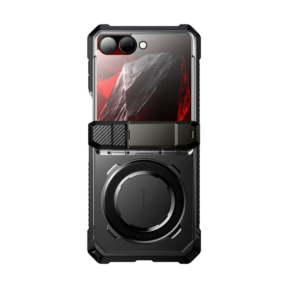Samsung Galaxy Z Flip8 Supcase UB Grip Mag Håndværker Cover - MagSafe Kompatibel - Sort