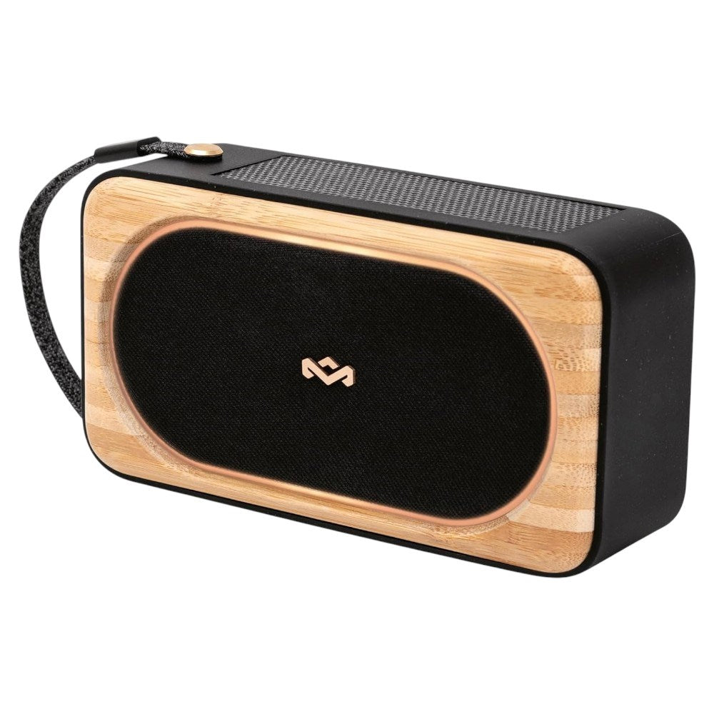 House of Marley Roots Solar Bærbar Bluetooth Højttaler - Sort / Lys Bambus
