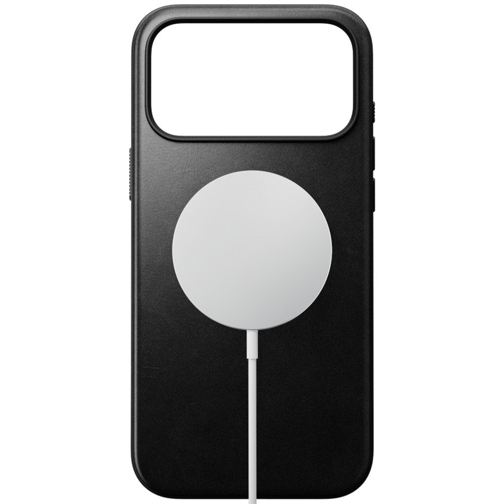 iPhone 18 Pro Max Nomad Modern Horween Leather Bagside Cover - MagSafe Kompatibel - Black