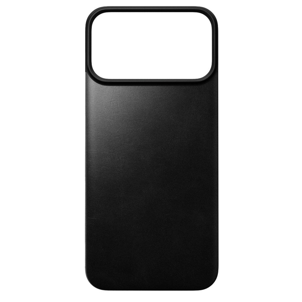 iPhone 18 Pro Max Nomad Magnetic Horween Leather Back Cover - MagSafe Kompatibel - Black