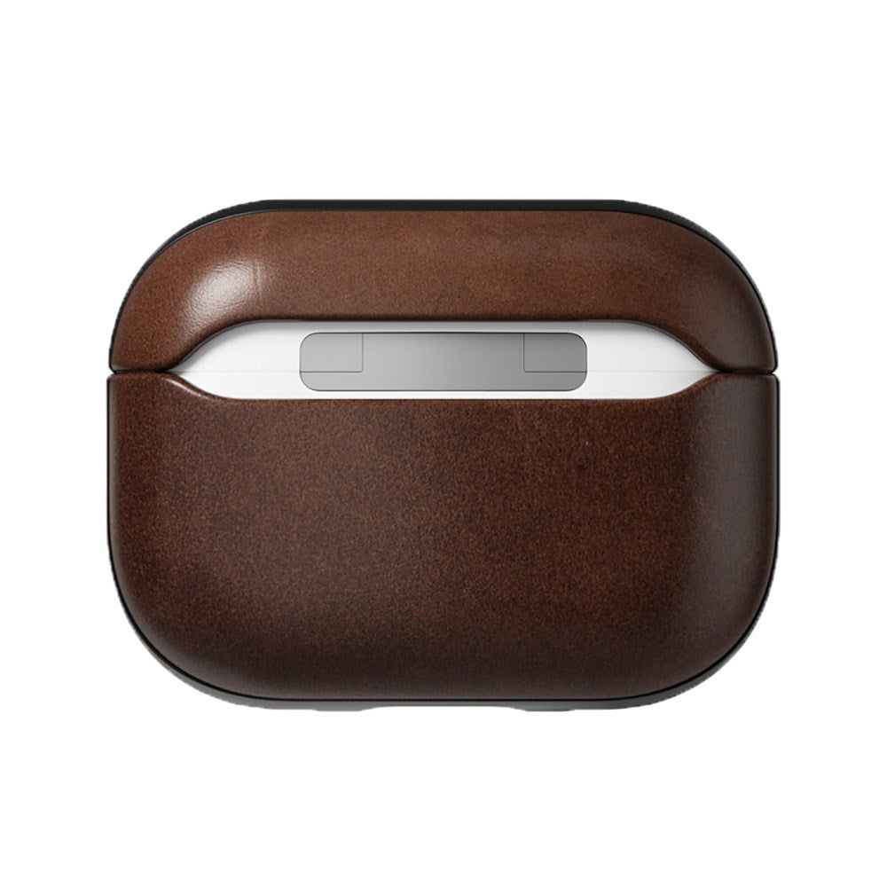 AirPods Pro (2. gen.) Nomad Modern Horween Leather Cover - Brun