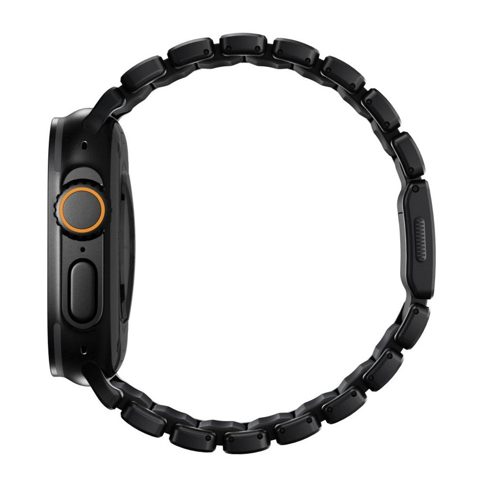 Nomad Apple Watch (42 / 44 / SE / 45 / 46 / 49mm) Stratos Rem - Black Titanium - Black