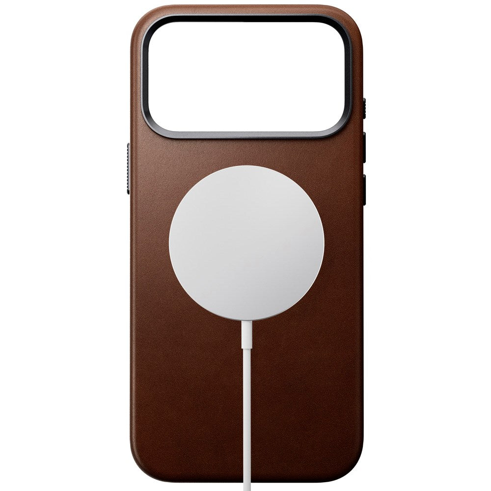 iPhone 17 Pro Max - Nomad Traditional Leather Cover - MagSafe Kompatibel - Brown - (DEMO)