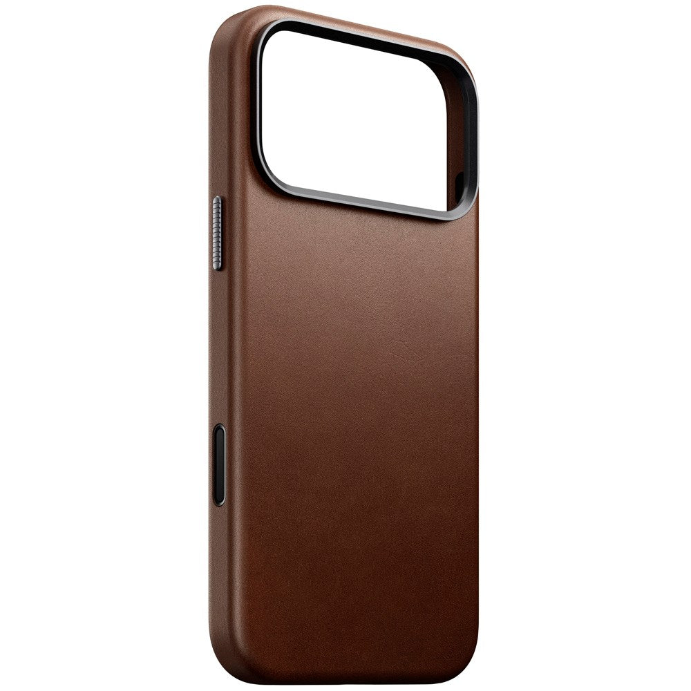 iPhone 17 Pro Max - Nomad Traditional Leather Cover - MagSafe Kompatibel - Brown