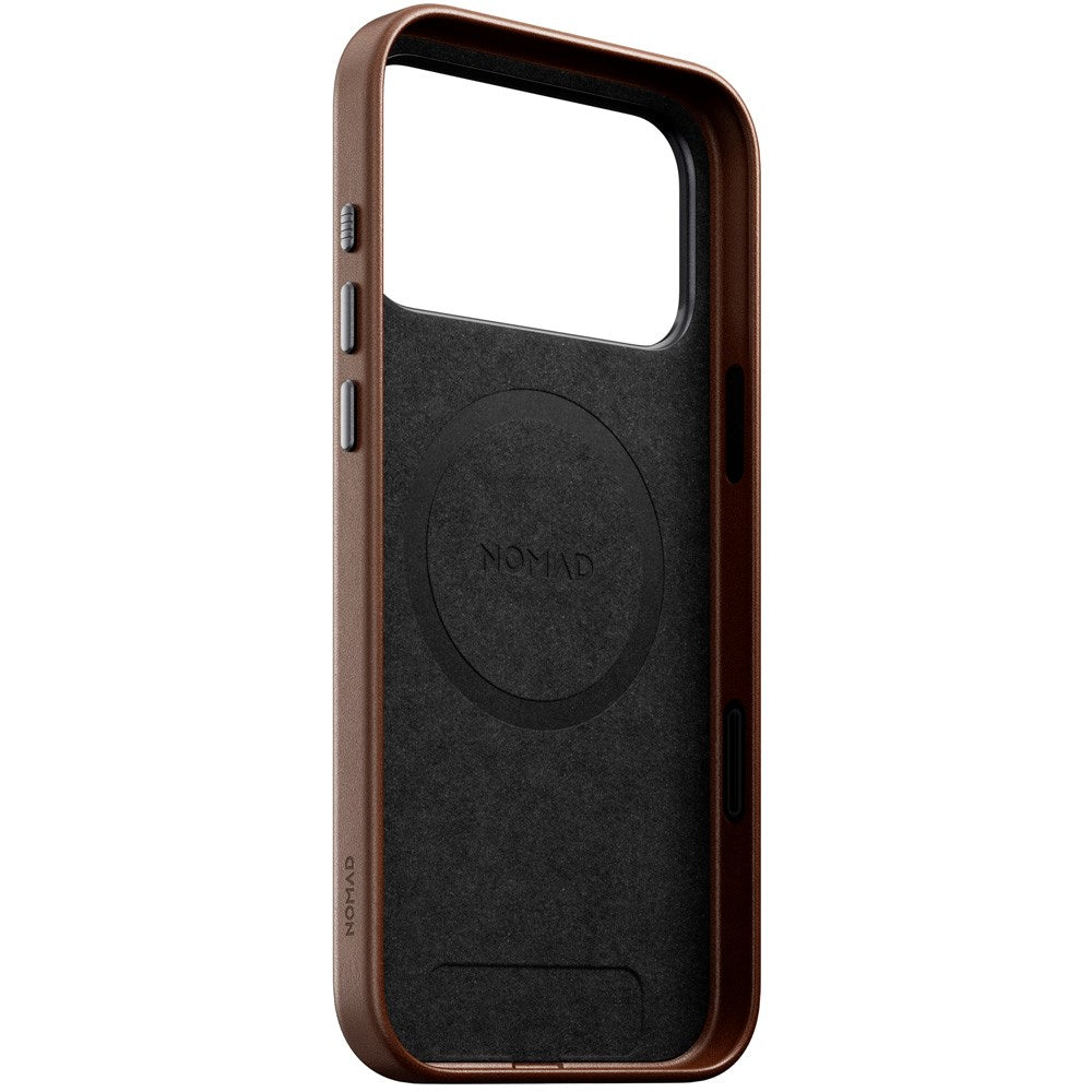 iPhone 17 Pro Max - Nomad Traditional Leather Cover - MagSafe Kompatibel - Brown - (DEMO)