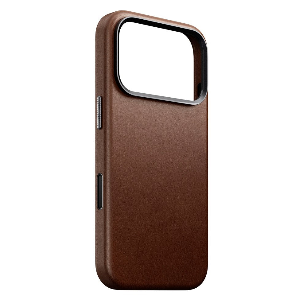 iPhone 17 Pro - Nomad Traditional Leather Cover - MagSafe Kompatibel - Brown