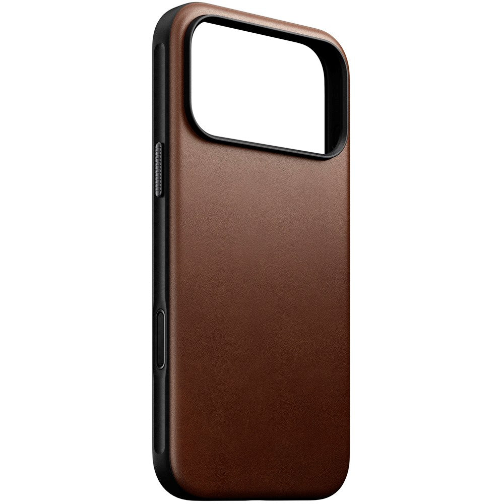 iPhone 17 Pro Max - Nomad Modern Leather Cover - MagSafe Kompatibel - Brown