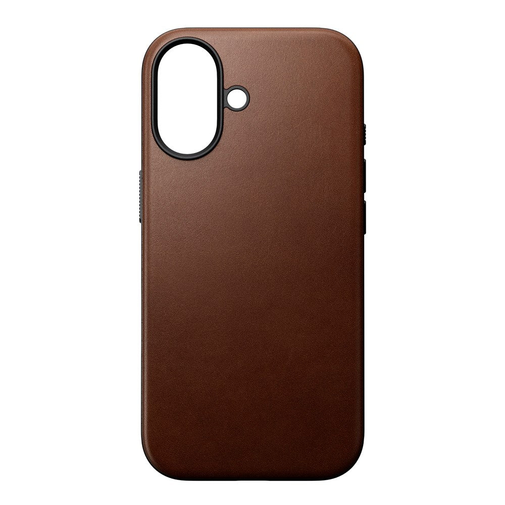 iPhone 17 - Nomad Modern Leather Cover - MagSafe Kompatibel - Brown