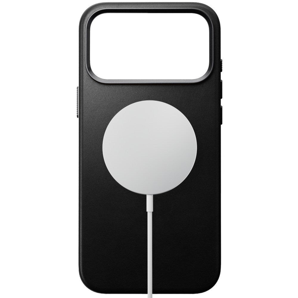 iPhone 18 Pro Nomad Traditional Leather Bagside Cover - MagSafe Kompatibel - Black