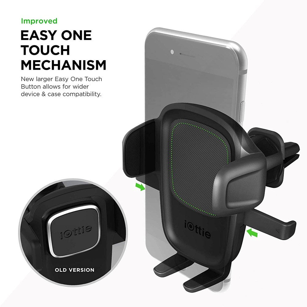 iOttie Easy-One-Touch 5 Mobil Holder - Ventilationsanlæg - Sort