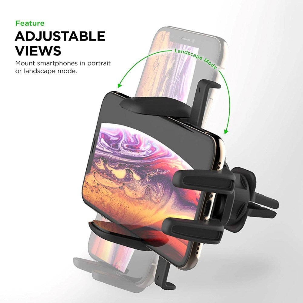 iOttie Easy-One-Touch 5 Mobil Holder - Ventilationsanlæg - Sort