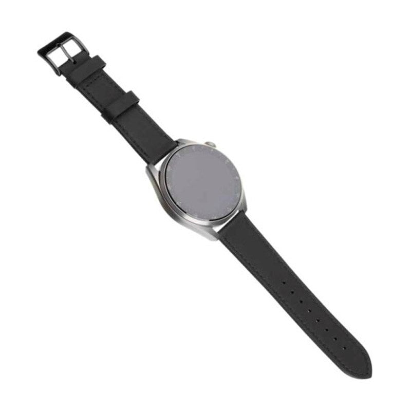 Fixed - Universal Smartwatch - Ægte Læder Rem - (22mm) - Sort