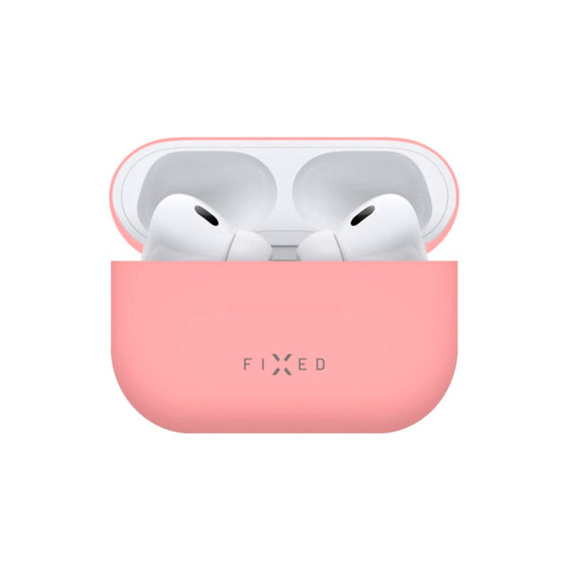 Fixed Silikone Cover - Apple AirPods Pro (2. gen.) - Lyserød